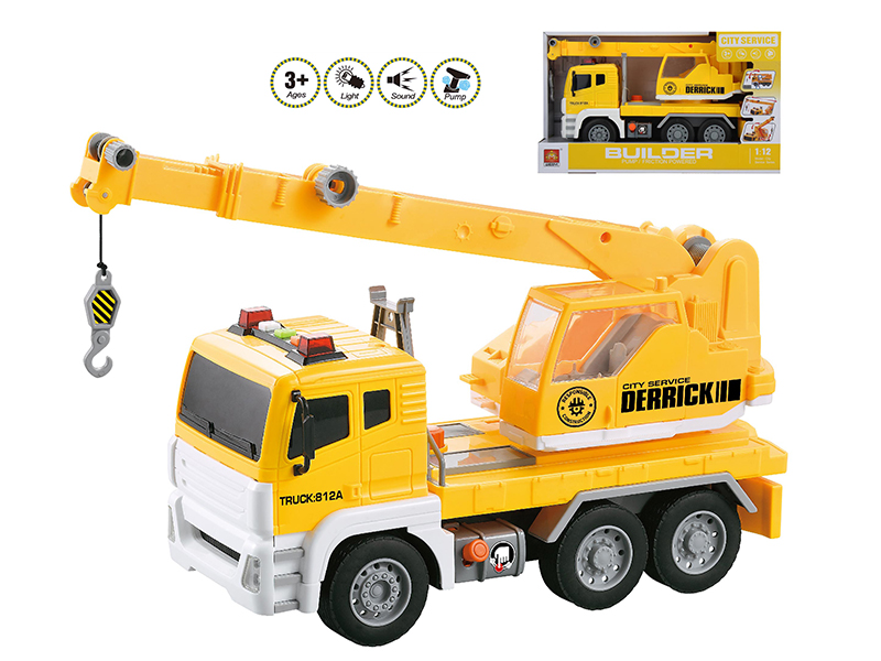 1:12 Friction Engineering Truck(Sound And Light,Pump)