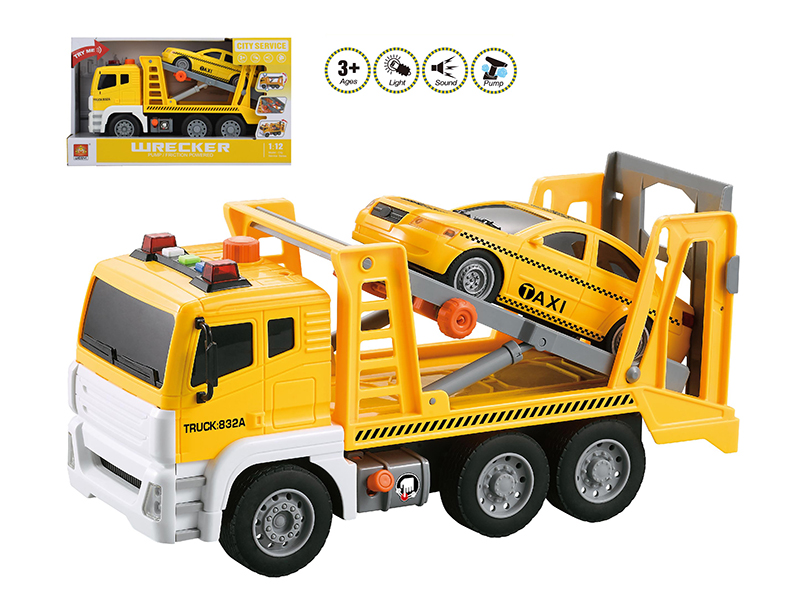 1:12 Friction Rescue Car(Sound And Light,Pump)