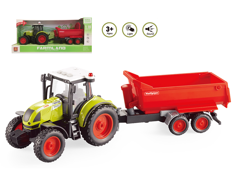 1:16 Friction Farmer dump trailer(Sound And Light)