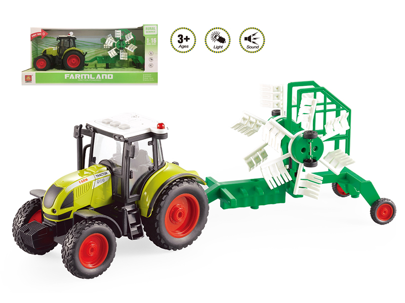 1:16 Friction Farm Tractor (Sound And Light)