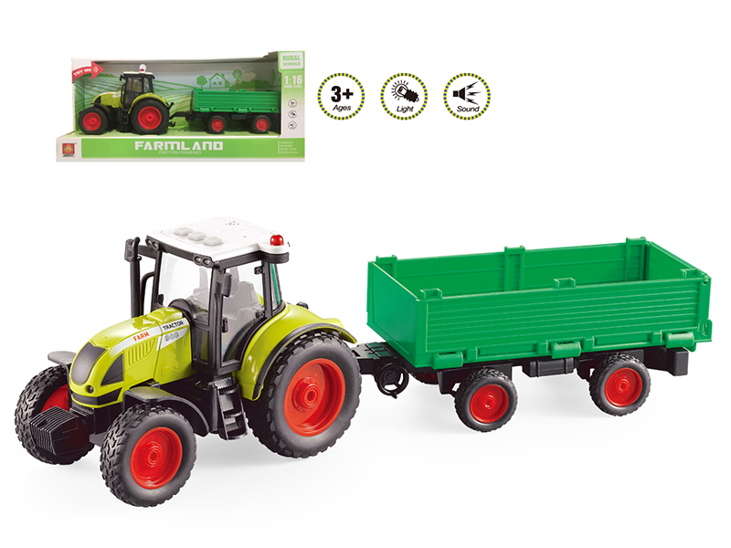 1:16 Friction Farm Tractor(Sound And Light)