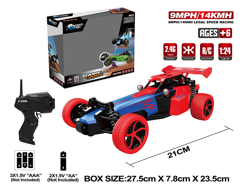 1:24 2.4G Remote Control Two-Wheel Drive Off-Road Race Car