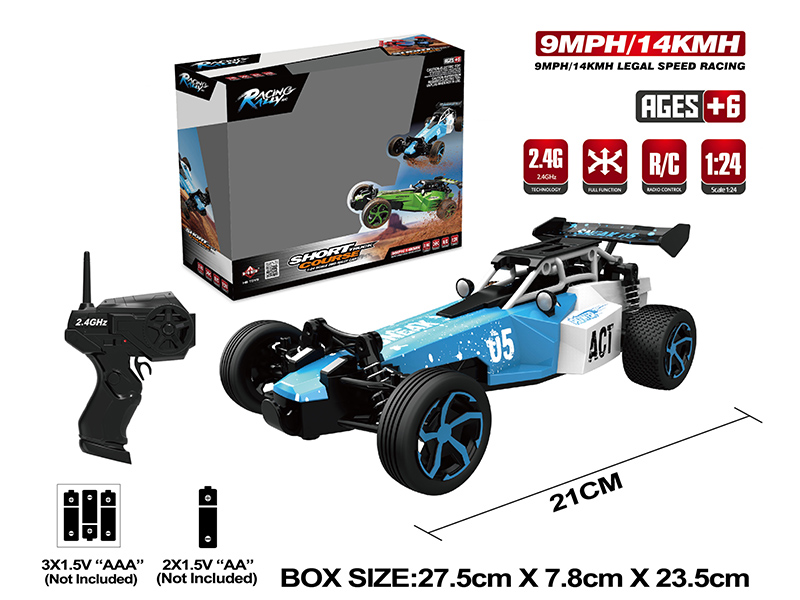 1:24 2.4G Remote Control Two-Wheel Drive Off-Road Race Car