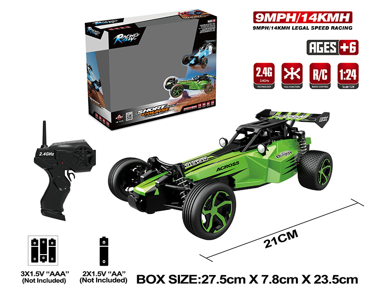 1:24 2.4G Remote Control Two-Wheel Drive Off-Road Race Car