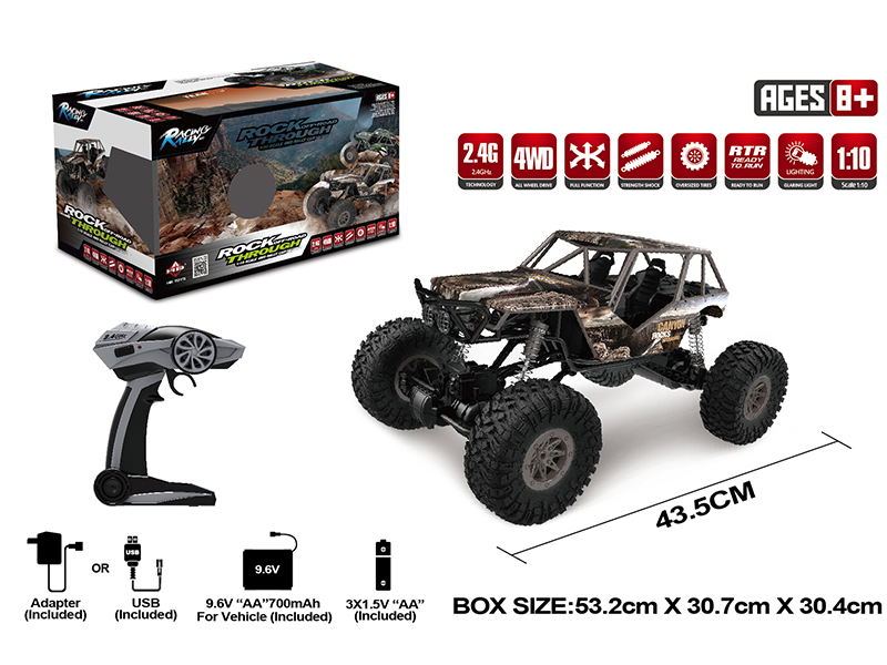 1:10 2.4G Remote Control Rock Crawler