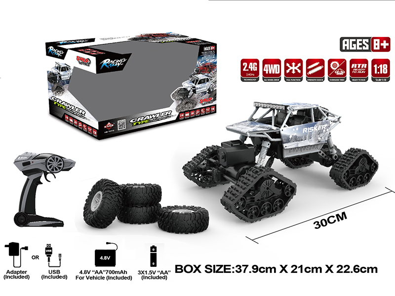 1:18 2.4G Remote Control Apron Wheel Rock Crawler