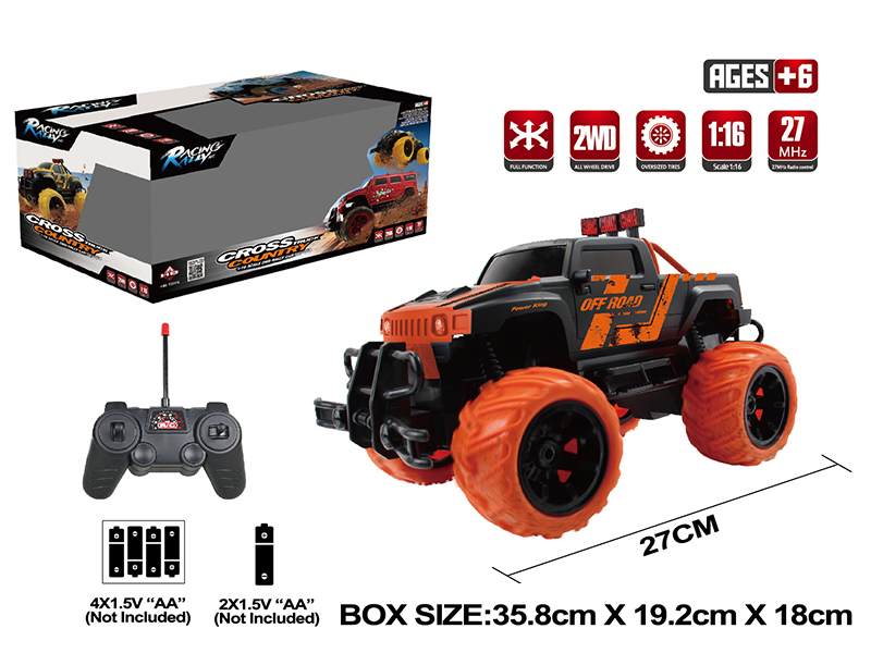 1:16 4-Channel Remote Control  Cross Country Car