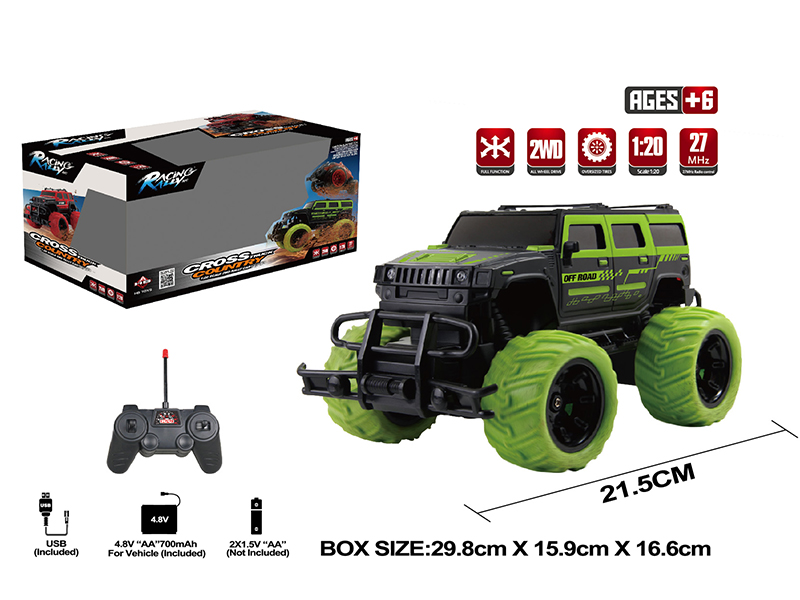 1:20 4-Channel Remote Control  Cross Country Car