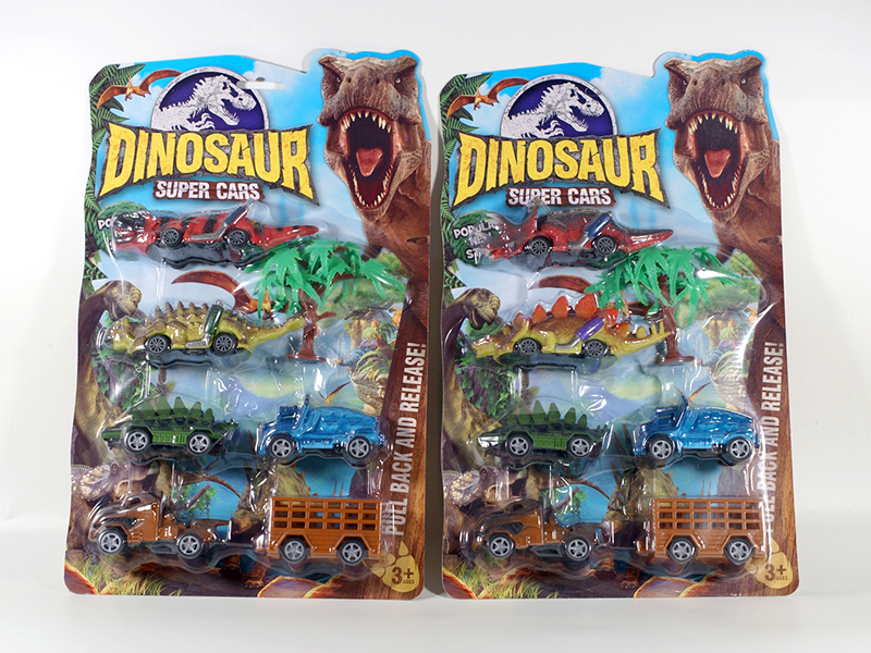 Pull Back Dinosaur Racing Car