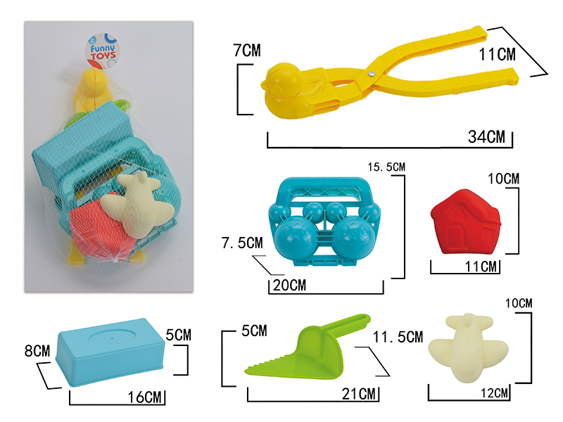 6pcs Beach Toys