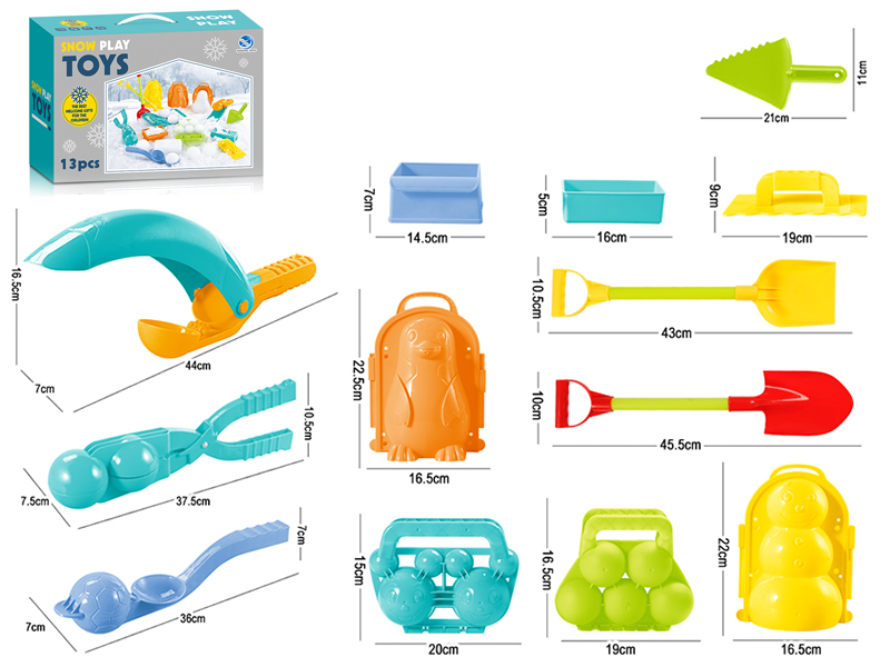 13pcs Snow Play Set