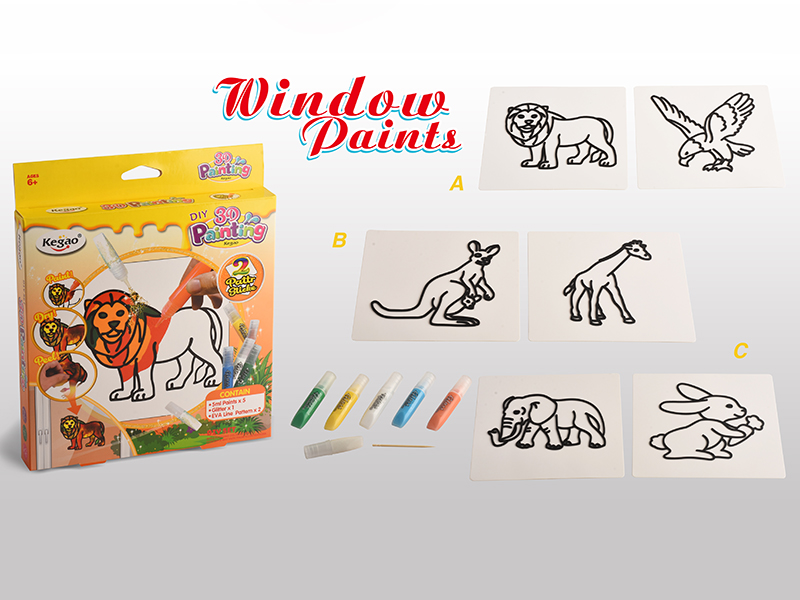 DIY 3D Painting - Window Paints