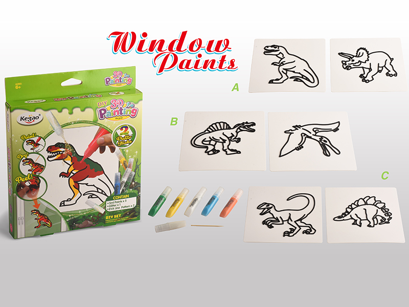 DIY 3D Painting - Window Paints