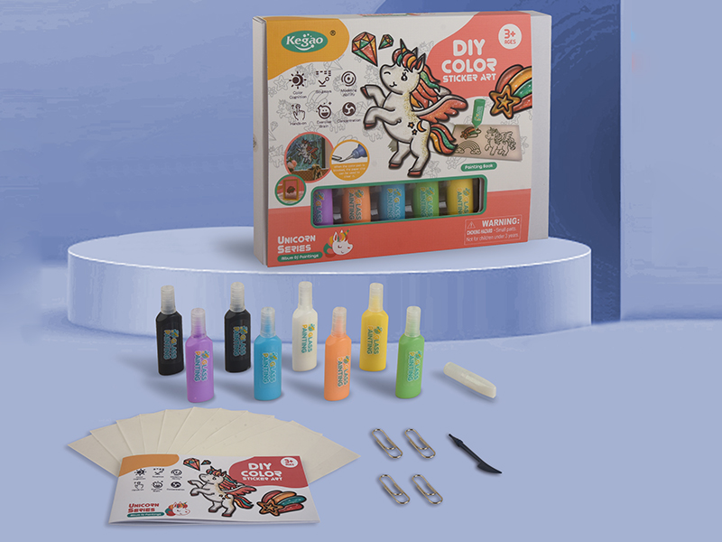 DIY Color Sticker Art - Unicorn Series Album Of Paintings