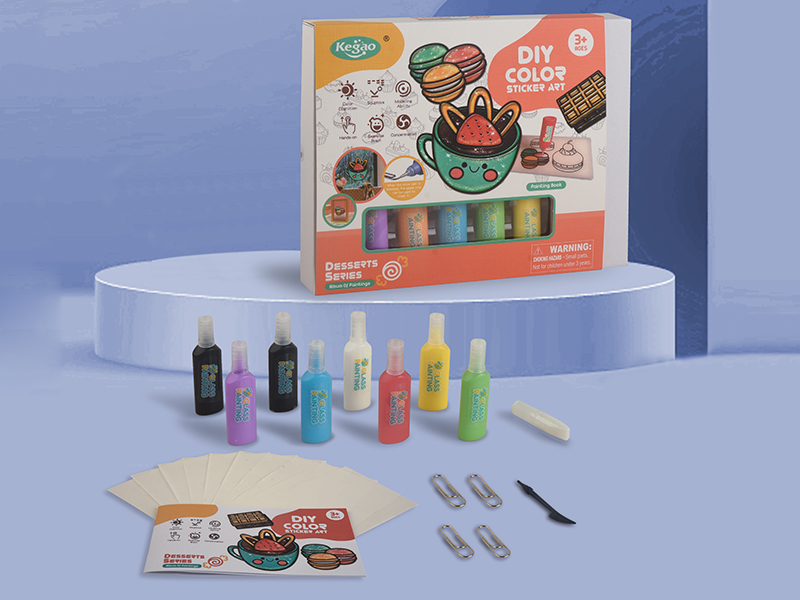 DIY Color Sticker Art - Dresserts Series Album Of Paintings