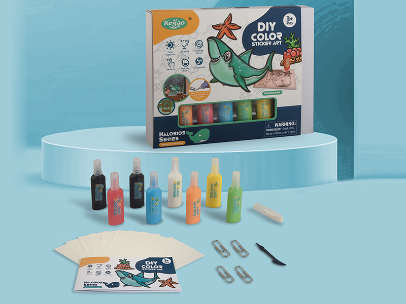 DIY Color Sticker Art - Ocean Series Album Of Paintings