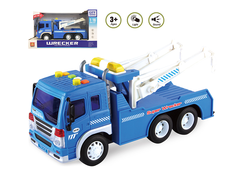 1:16 Friction Wrecker Truck(Four Keys,Light And Music)