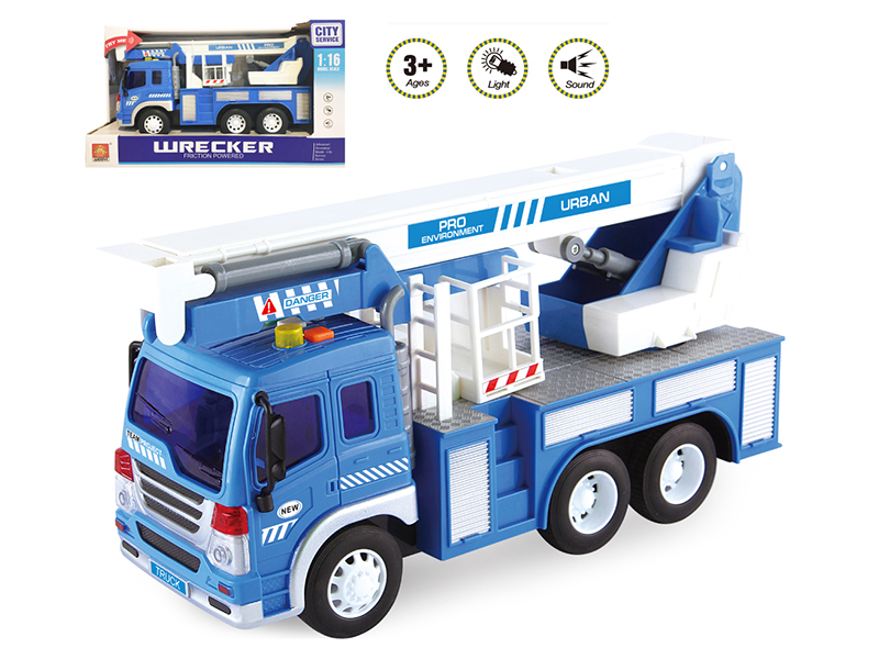 1:16 Friction Wrecker Truck(Four Keys,Light And Music)