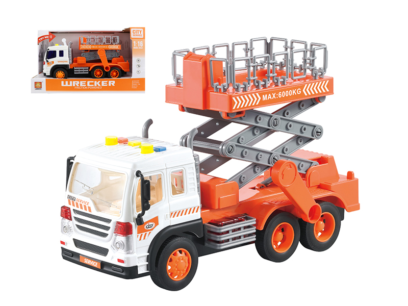 1:16 Friction Wrecker Truck(Four Keys,Light And Music)