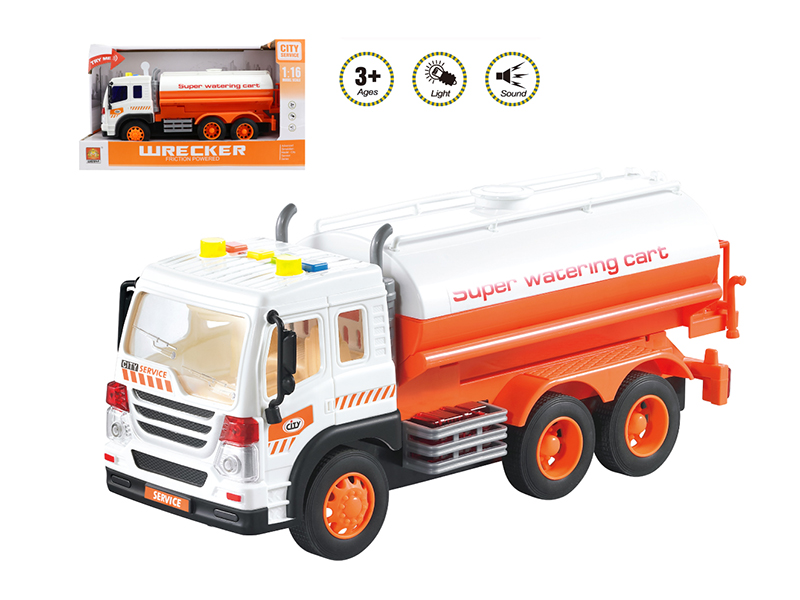 1:16 Friction Watering Cart(Four Keys,Light And Music)