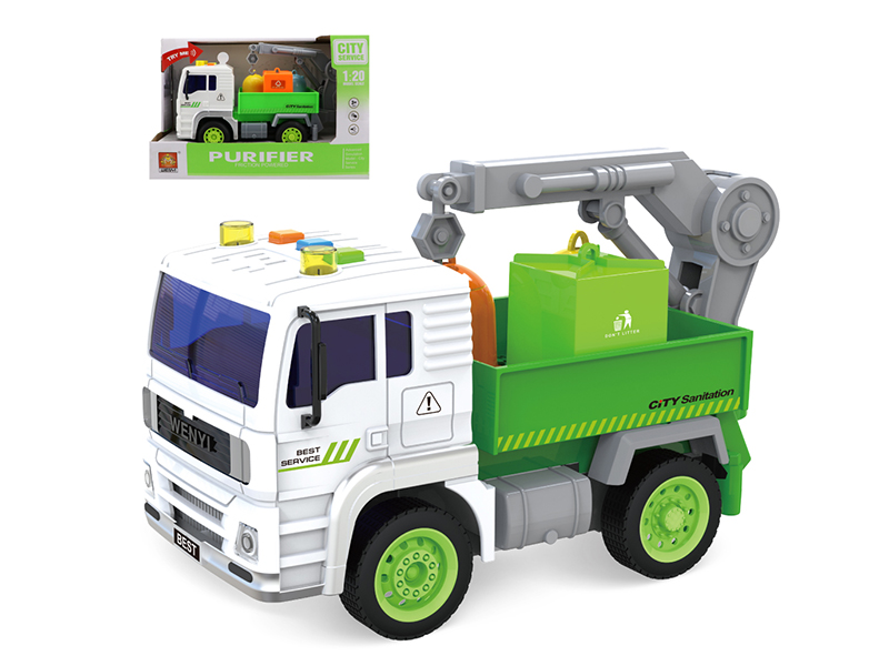 1:20  Friction Sanitation Truck(Sound And Light)