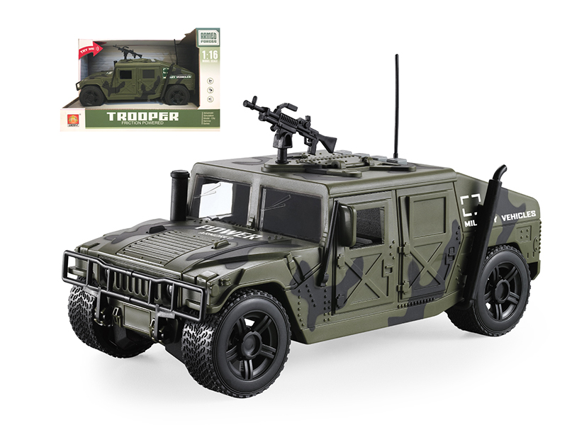 1:16 Friction Armored Car(4 Keys,Light And Music)