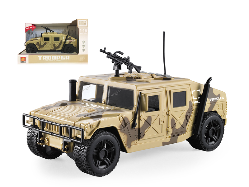 1:16 Friction Armored Car(4 Keys,Light And Music)