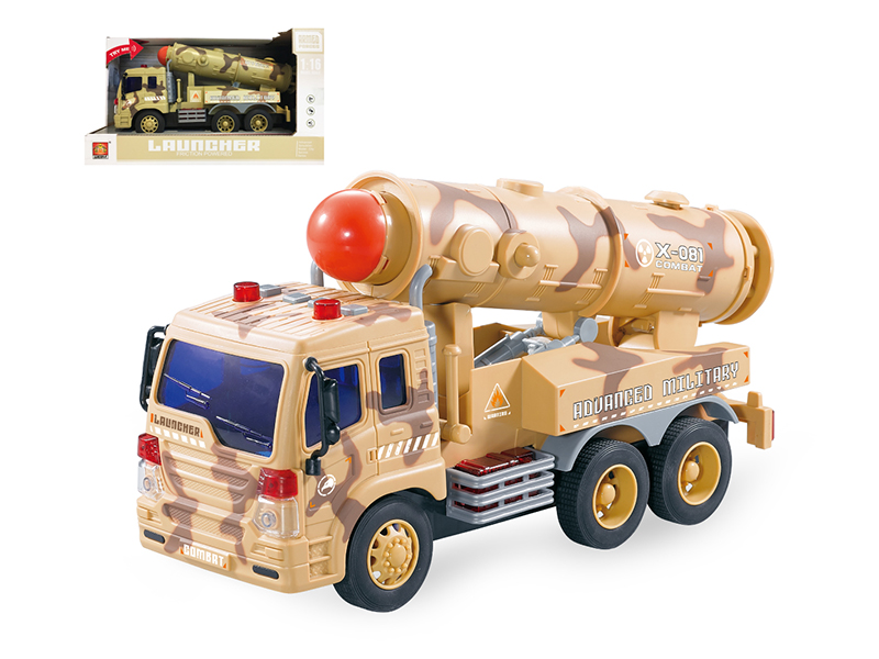 1:16 Friction Missile Truck(4 Keys,Light And Music)