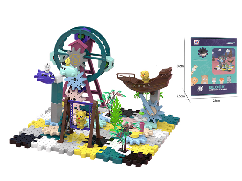 Building Blocks Amusement Park 4 In 1