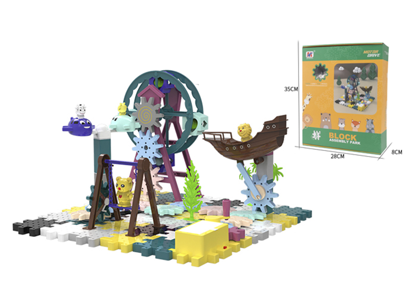 Building Blocks Amusement Park 4 In 1