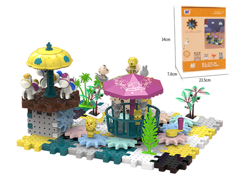 Building Blocks Amusement Park 3 In 1