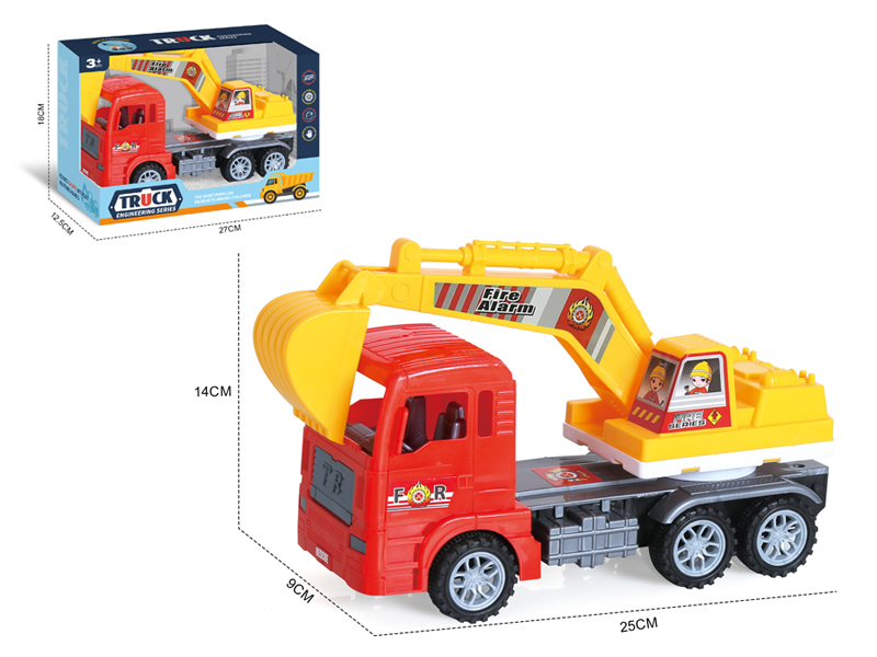 Friction Solid Color Excavator