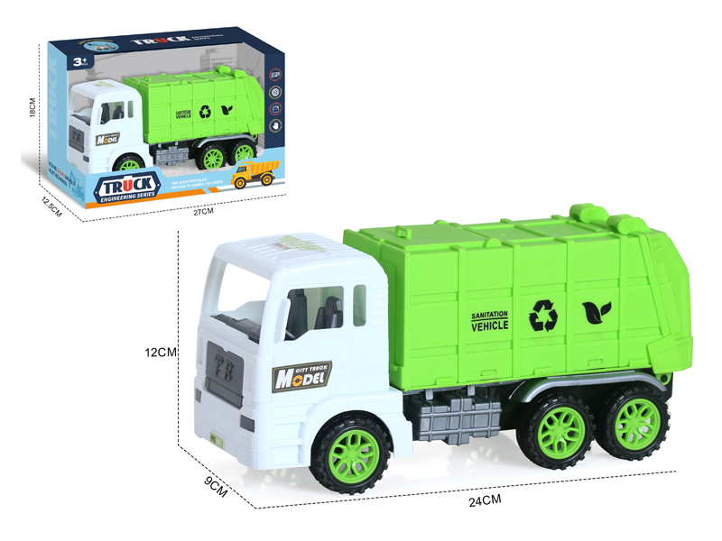 Friction Solid Color Sanitation Vehicle