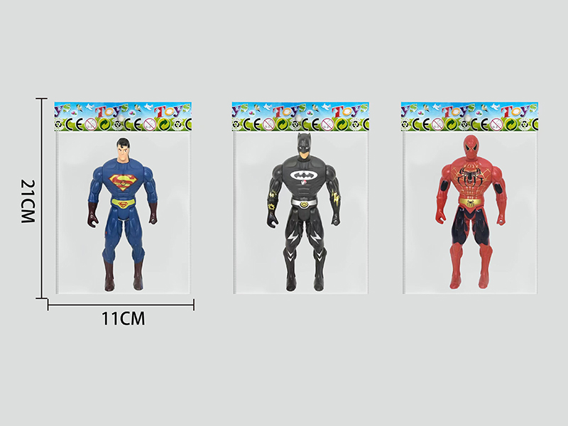 Spider-Man /Batman/Superman 16cm With Lights