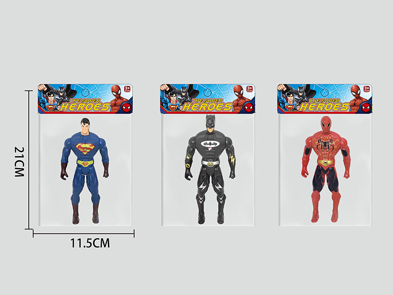 Spider-Man /Batman/Superman 16cm With Lights