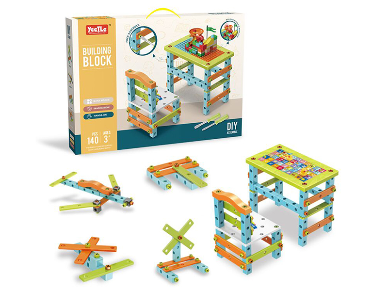 DIY Building Blocks Tables And Chairs