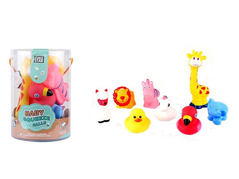 8PCS Enamel Bath Toy