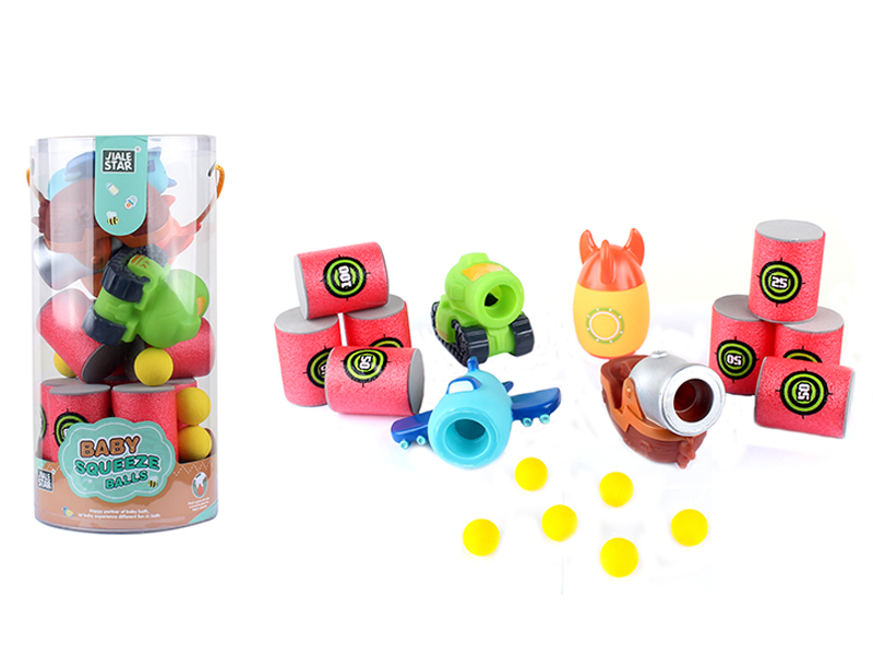 18PCS Enamel Ejection Toy