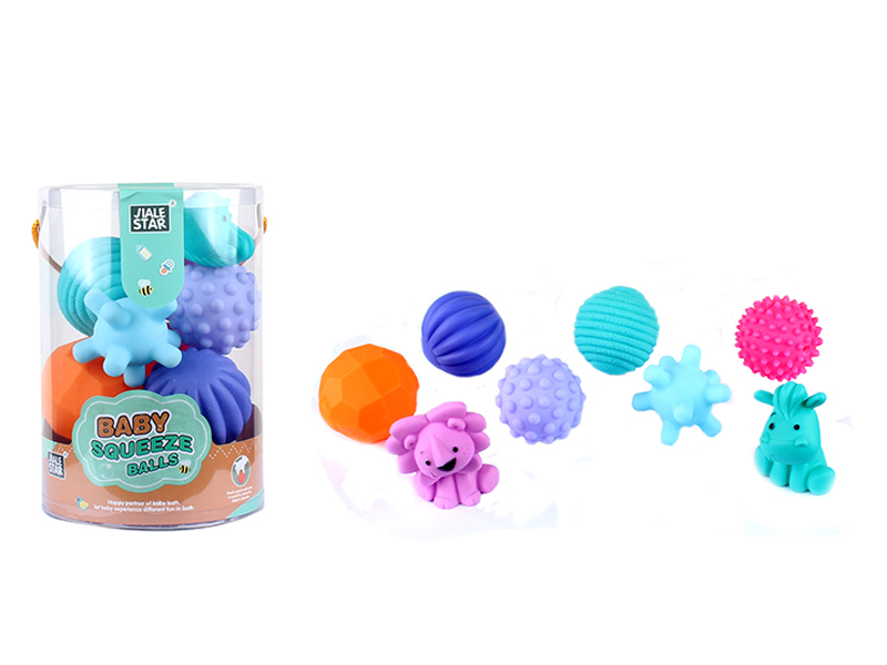 8PCS Enamel Bath Toy
