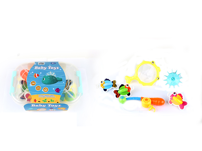 6PCS Bathing And Fishing Toys