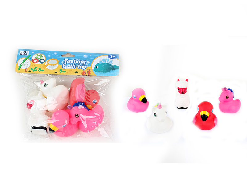 5PCS Enamel Bath Animal Toy
