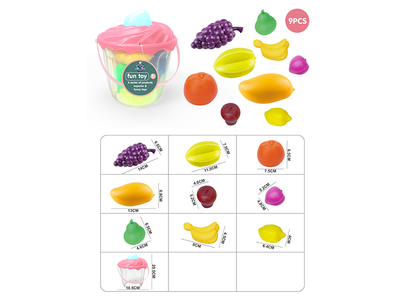 Fruits Barrel 9PCS