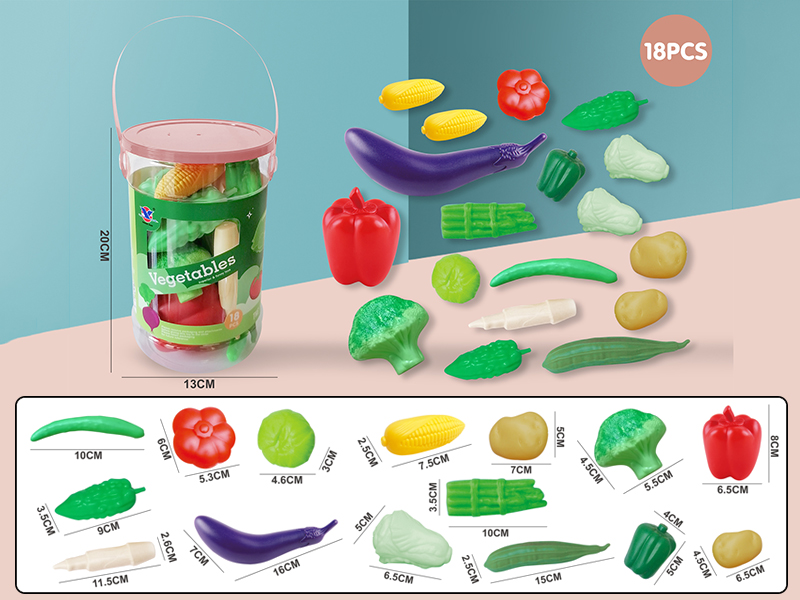 Vegetables Barrel 18PCS