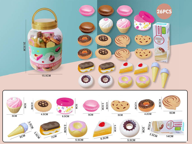 Cakes And Pastries Set 26PCS