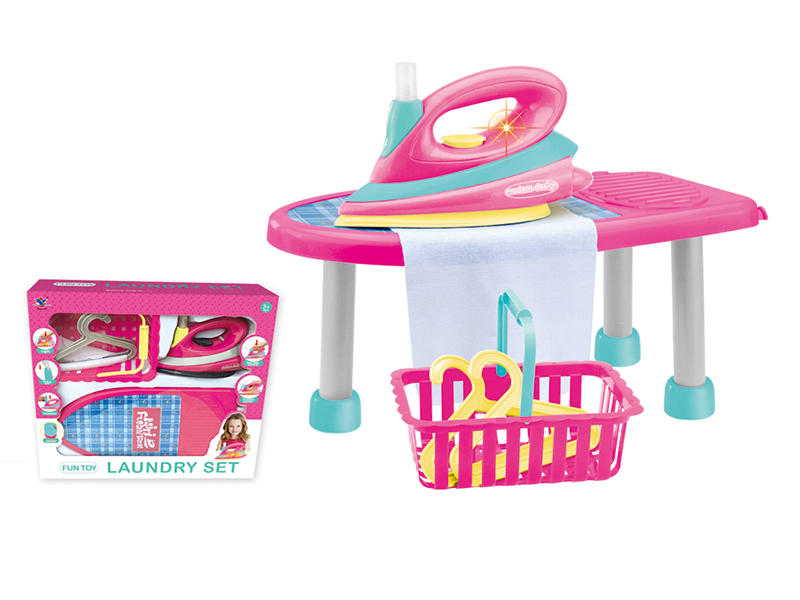 Iron + Ironing Board(Light,Vibration,Spray Water )