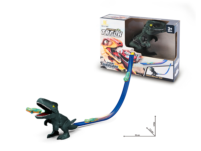 Velociraptor Scene Ejection Track Alloy Car