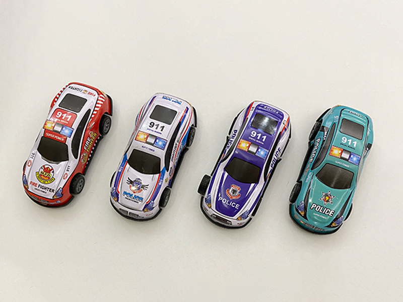 4PCS Pull Back Painted Gull Racing Cars
