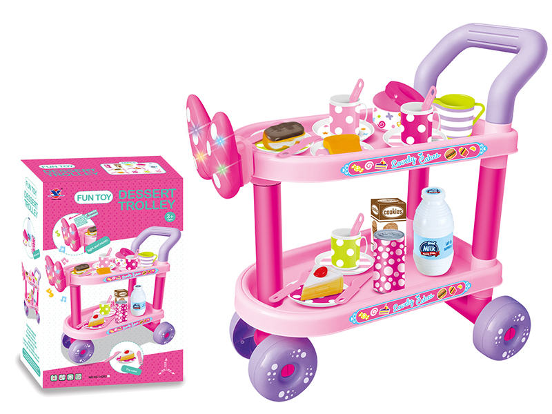 Pink Dessert Trolley(Lights, Music)