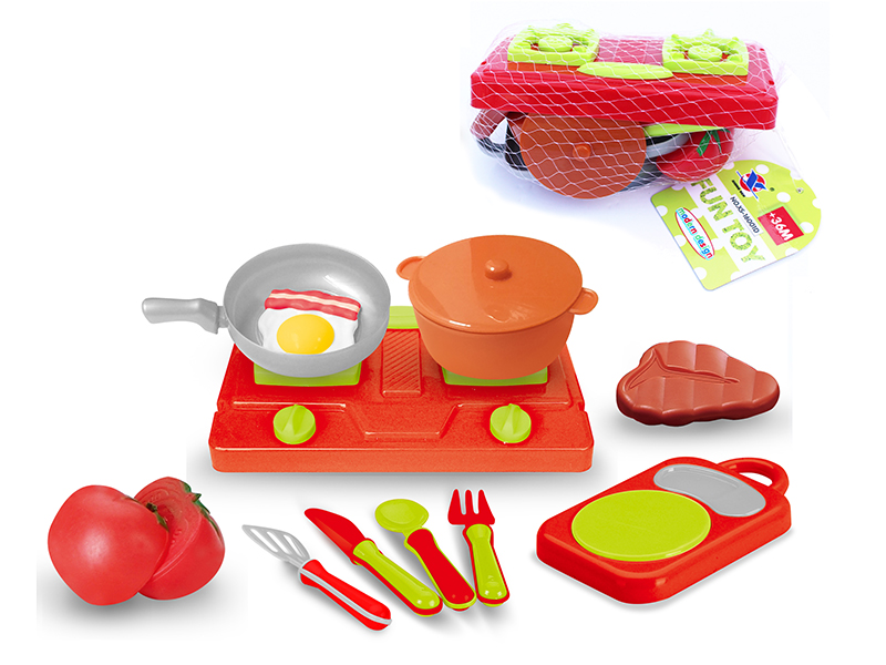 Small Gas Stove Kitchen Set 13pcs