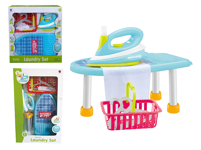 Iron + Ironing Board (Light, Vibration, Water Spray)